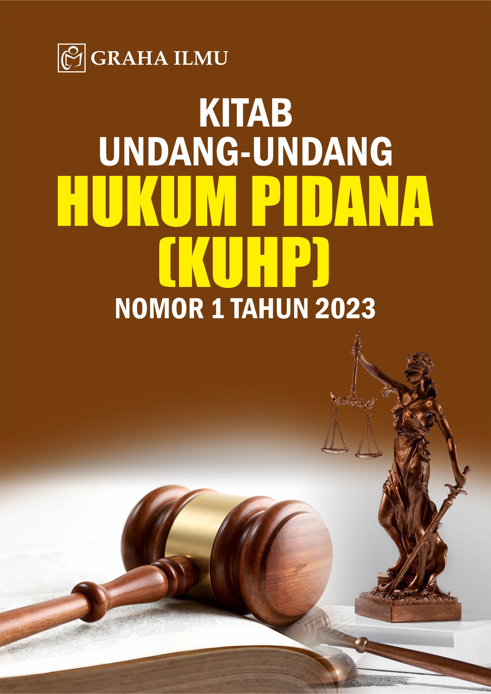 Cover buku Kitab Undang-Undang Hukum Pidana (KUHP) Nomor 1 Tahun 2023