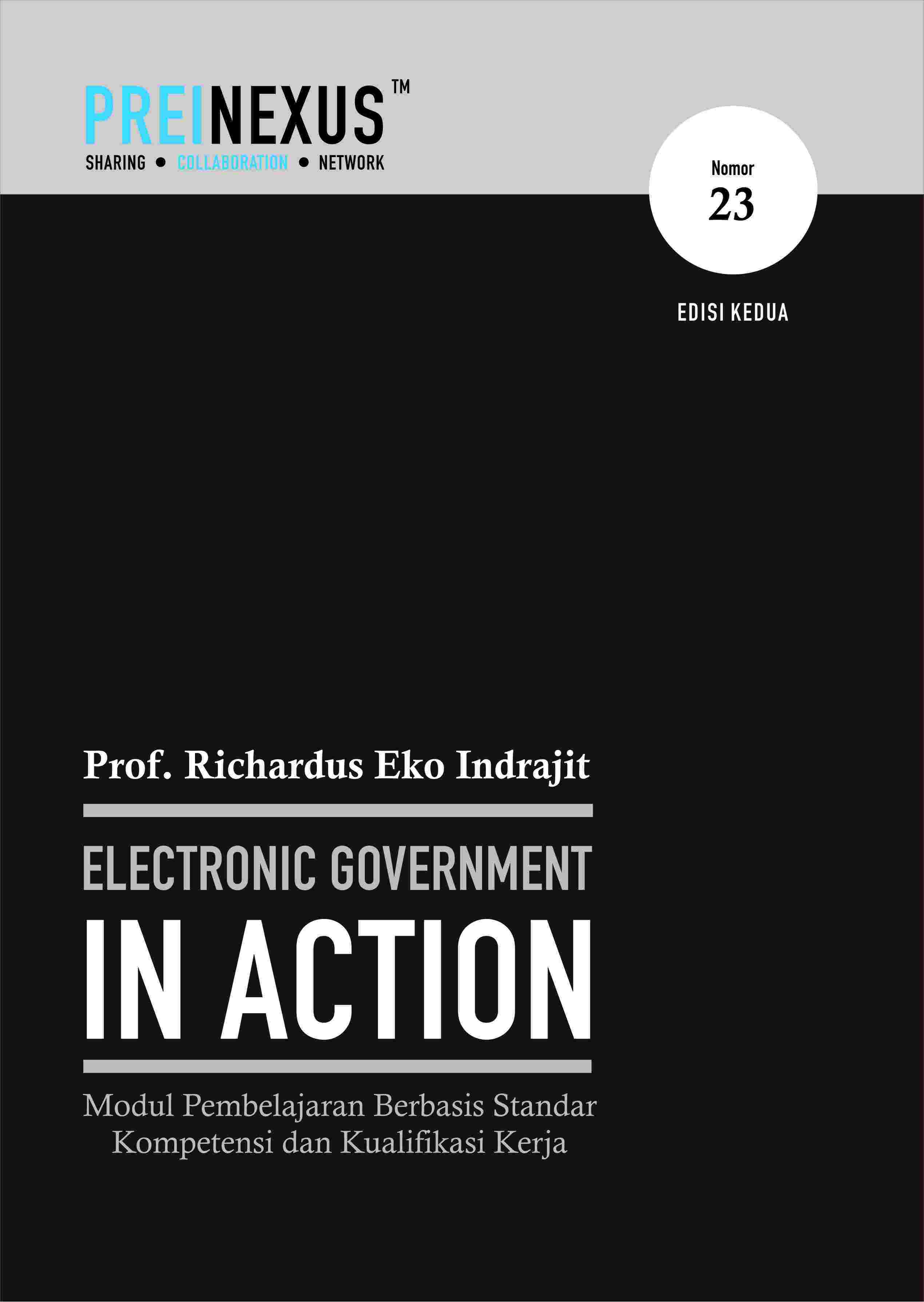 Sampul buku Electronic Governmen...